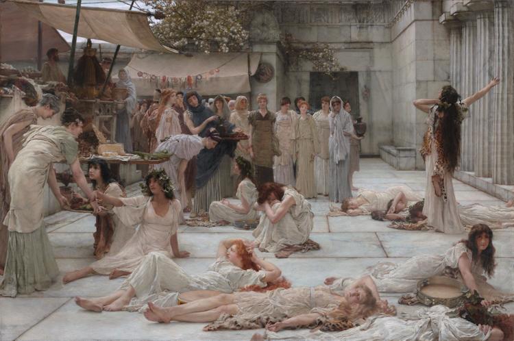The Women of Amphissa (mk23), Alma-Tadema, Sir Lawrence
